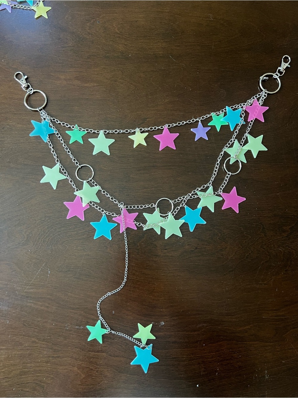 Hilary Duff Glow in the Dark Star Belt!!! Lucky Me Tour - Lizzie McGuire - Picture 6 of 9